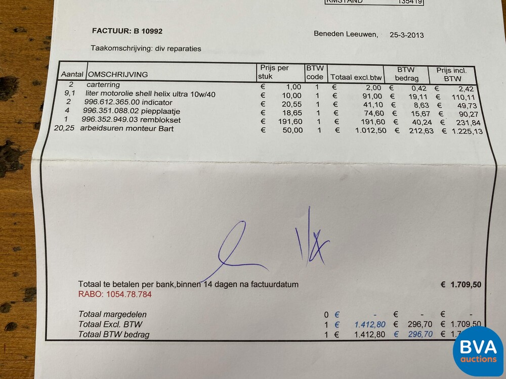 Porsche 911 Carrera 3.4 Coupé 301pk 996 2001, 70-SZ-PB