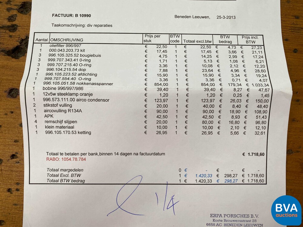 Porsche 911 Carrera 3.4 Coupé 301pk 996 2001, 70-SZ-PB