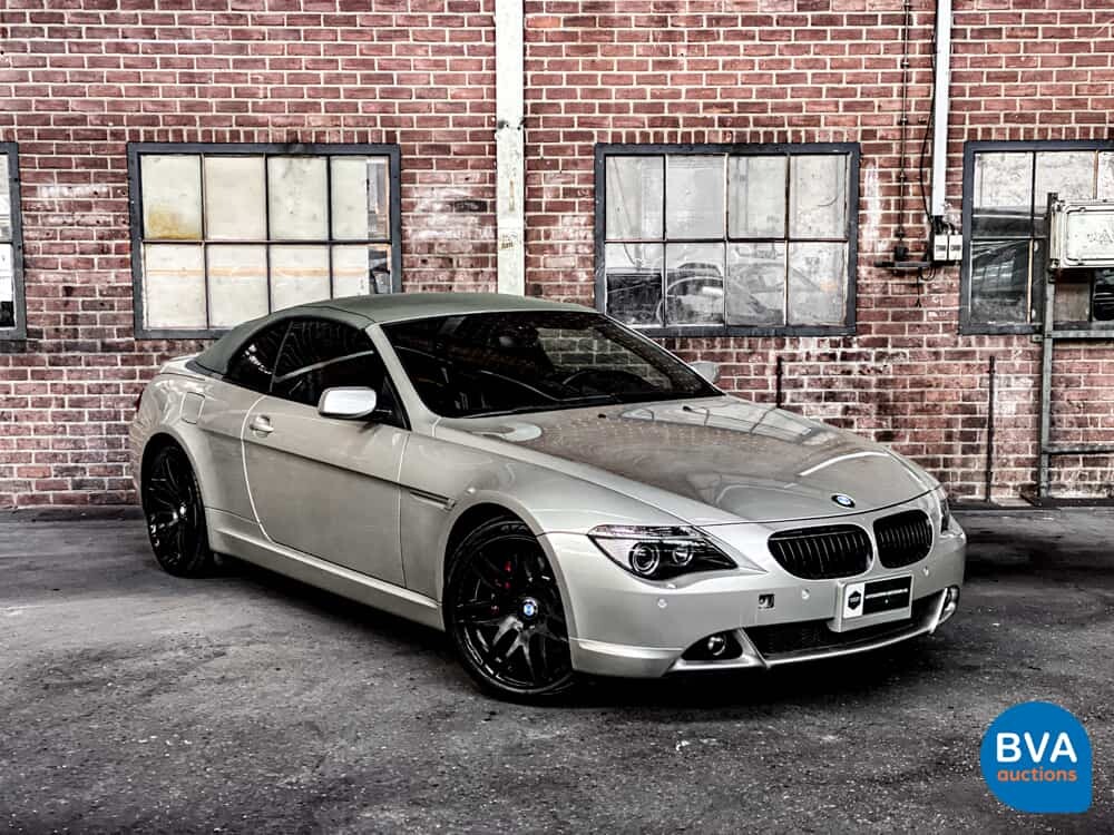 BMW 650i Cabriolet High Executive E64 4.8 367pk 6-Serie 2007   
