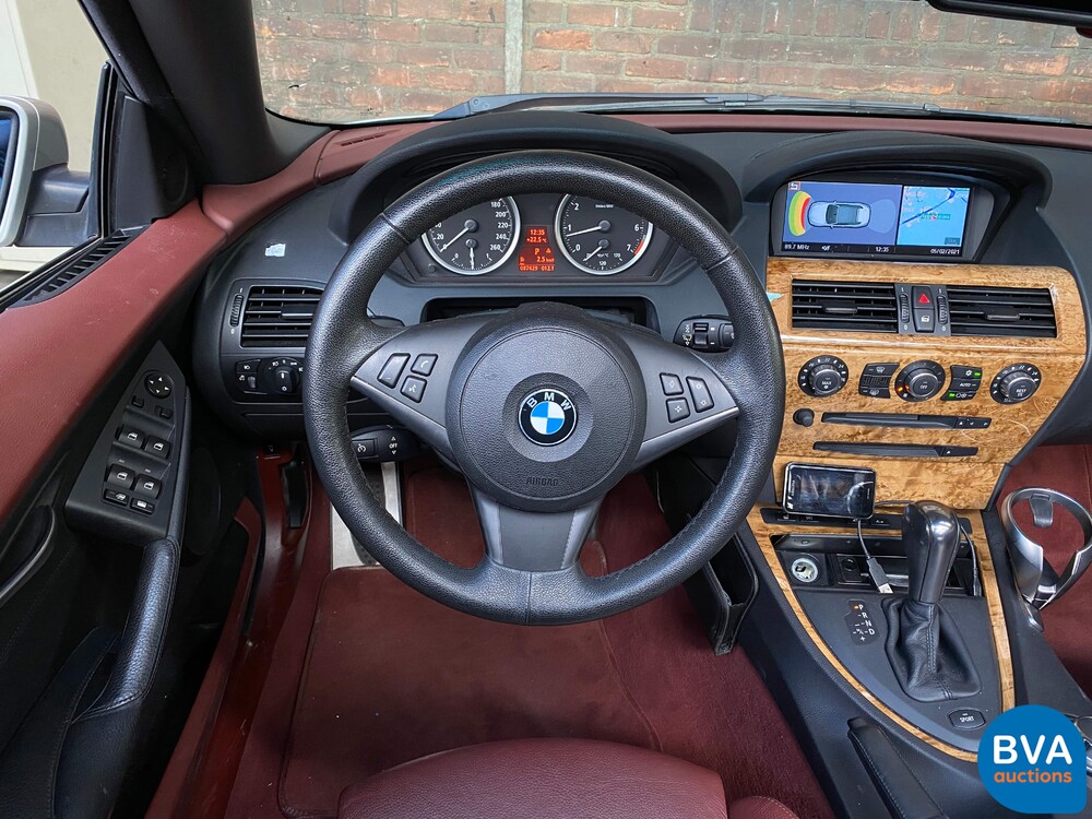 BMW 650i Cabriolet High Executive E64 4.8 367pk 6-Serie 2007   