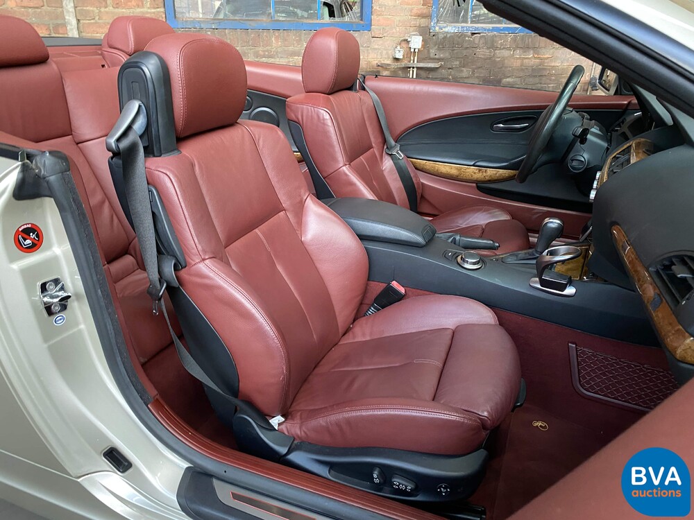 BMW 650i Cabriolet High Executive E64 4.8 367pk 6-Serie 2007   