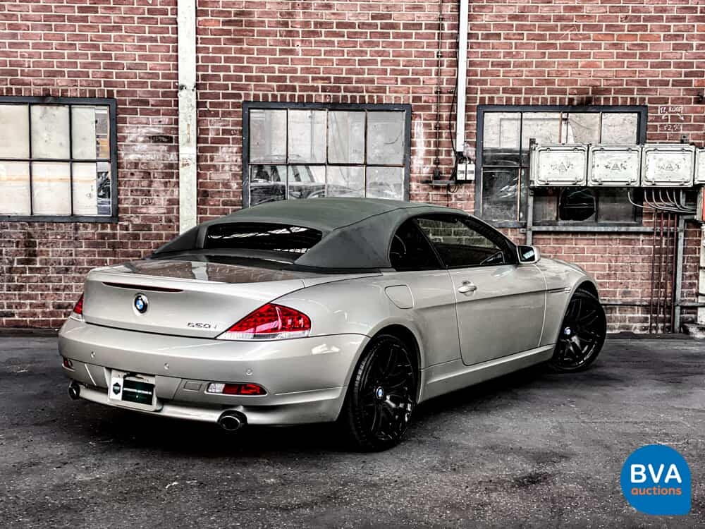 BMW 650i Cabriolet High Executive E64 4.8 367pk 6-Serie 2007   