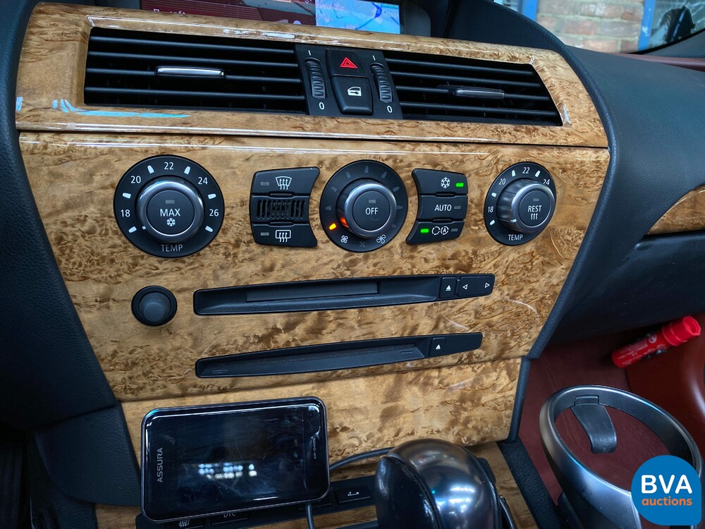 BMW 650i Cabriolet High Executive E64 4.8 367pk 6-Serie 2007   