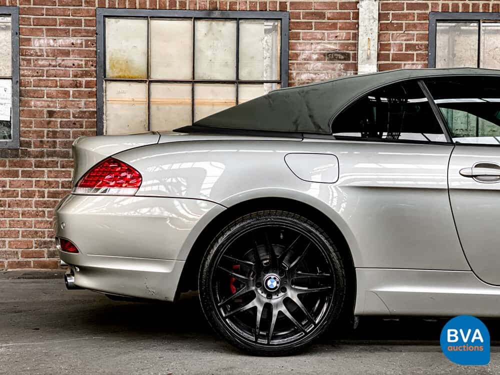 BMW 650i Cabriolet High Executive E64 4.8 367pk 6-Serie 2007   