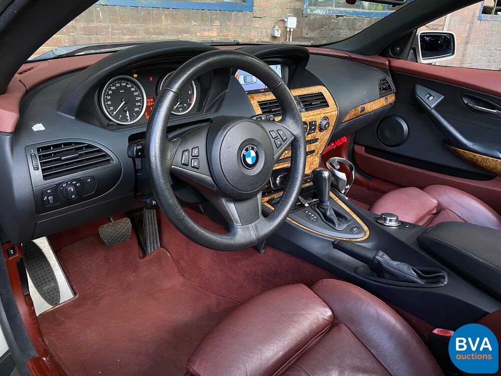 BMW 650i Cabriolet High Executive E64 4.8 367pk 6-Serie 2007   