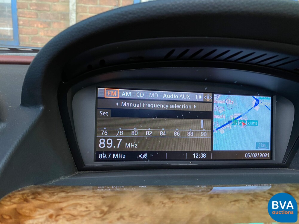 BMW 650i Cabriolet High Executive E64 4.8 367pk 6-Serie 2007   