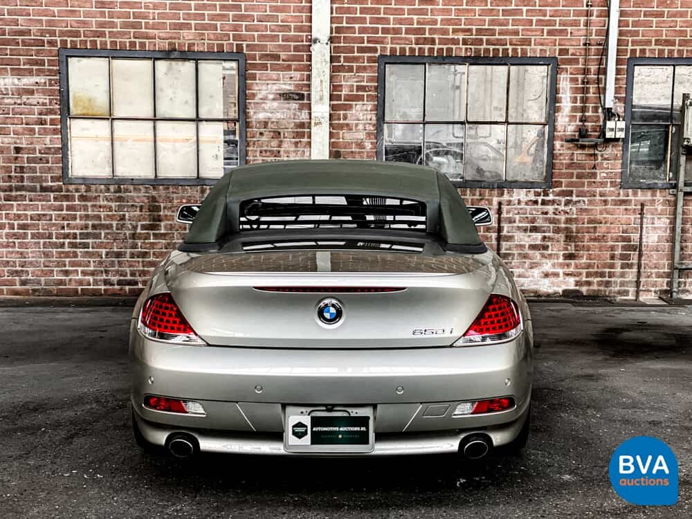 BMW 650i Cabriolet High Executive E64 4.8 367pk 6-Serie 2007   