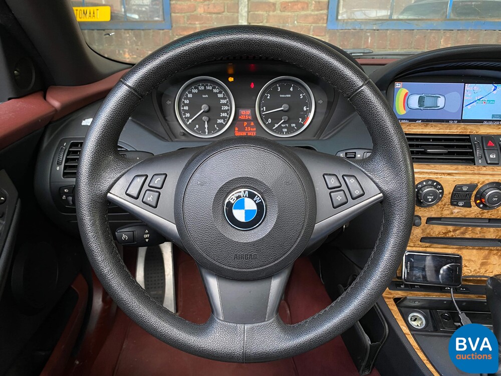 BMW 650i Cabriolet High Executive E64 4.8 367pk 6-Serie 2007   