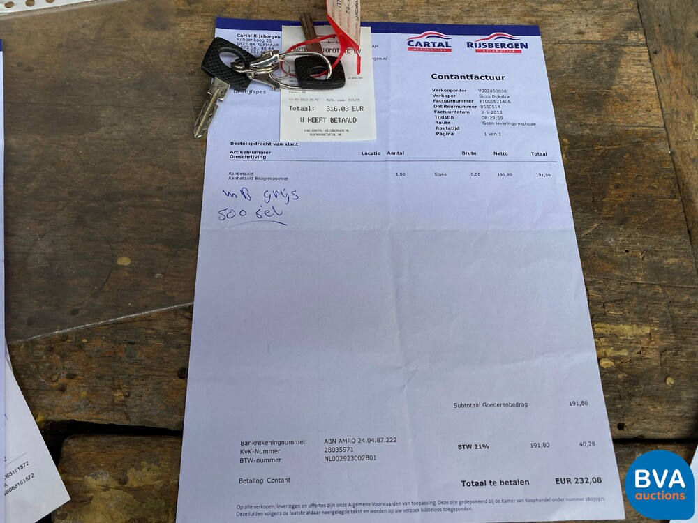 Mercedes-Benz 500SEC 231hp S-Class 1983, 27-ZR-XV.