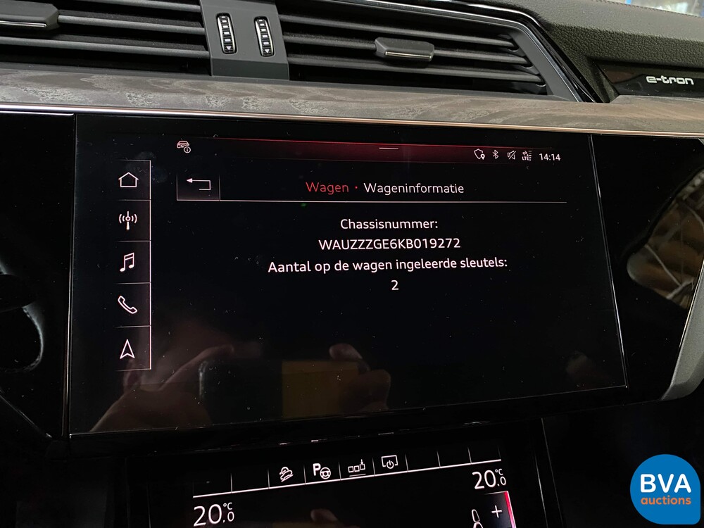 Audi E-Tron 55 Quattro S-line 408pk 2019, -GARANTIE- L-858-FK.