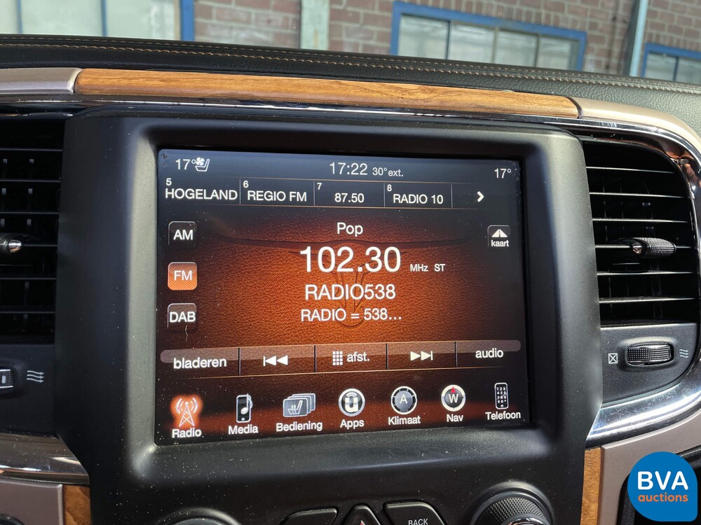 Dodge RAM 1500 Crew Cab 5.7L V8 Longhorn 401 PS 2017, -Org NL- V-737-JX.