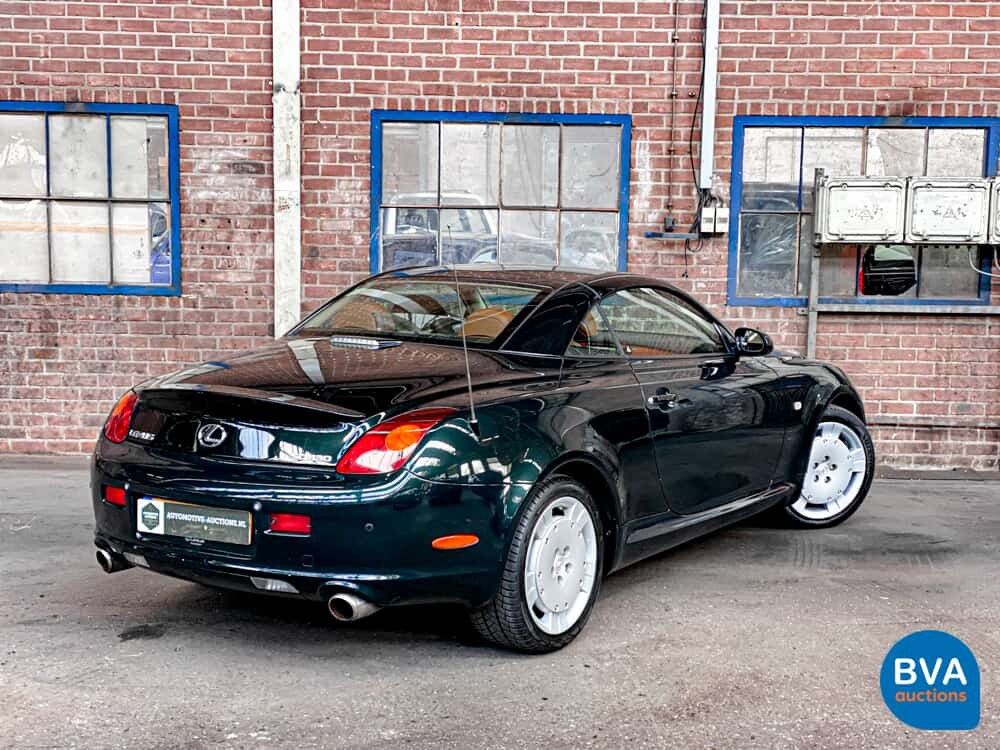 Lexus SC430 V8 286pk Cabriolet 2003, -Org NL- 92-NF-DF