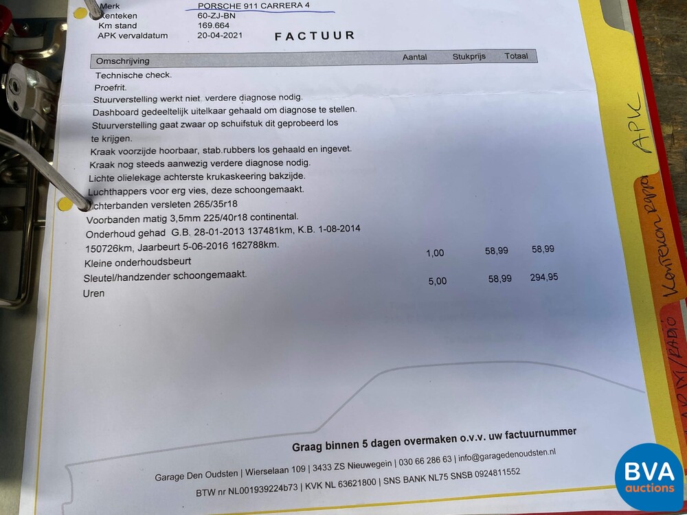 Porsche 911 Coupé Carrera 4 3.4 301 PS 996 1999, 60-ZJ-BN.