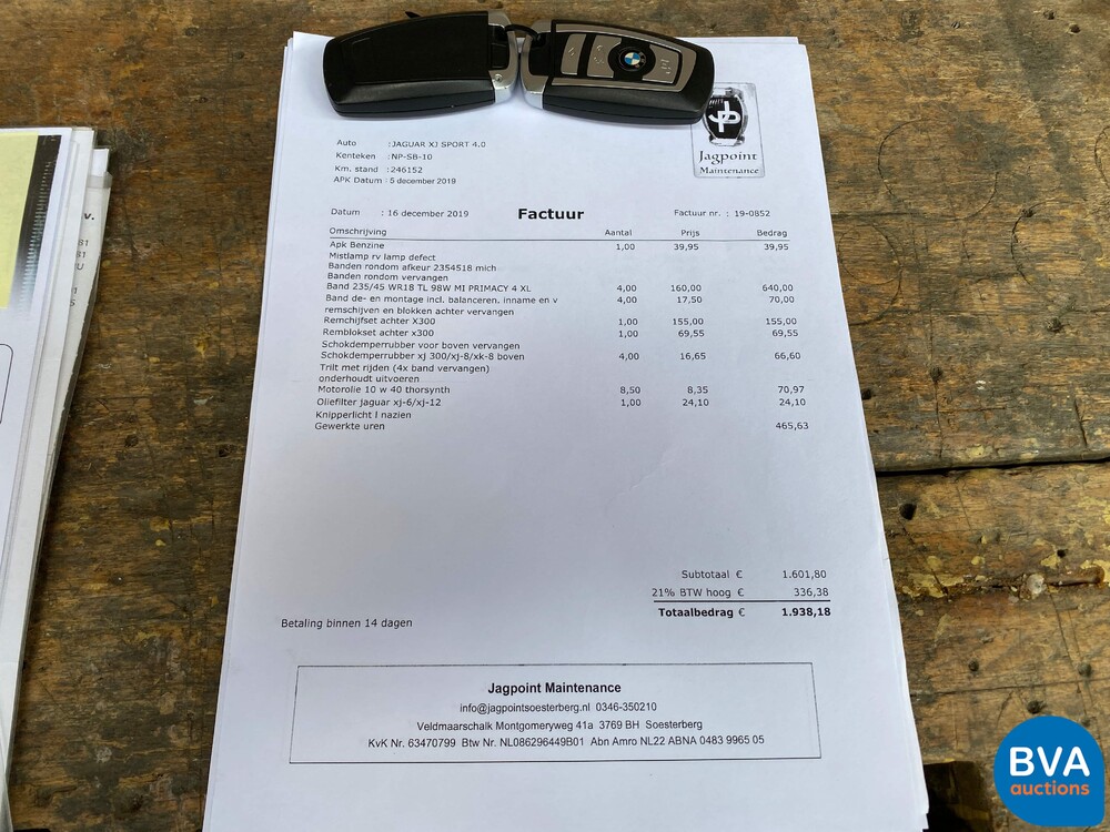 Jaguar XJ 4.0 Sport 241pk -Org.NL- 1996, NP-SB-10
