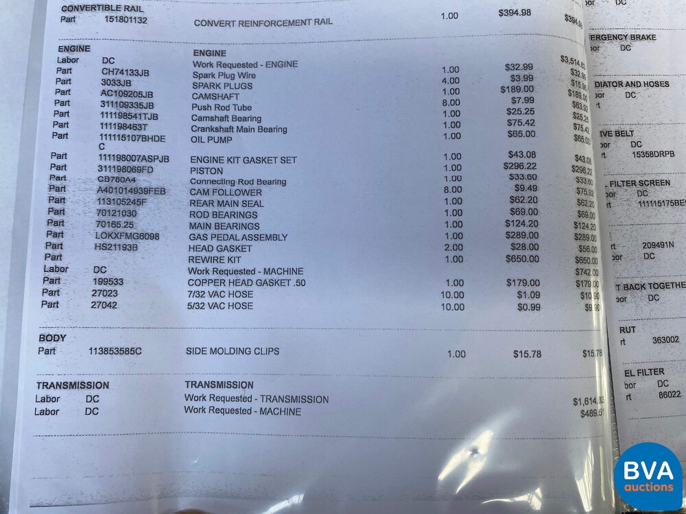 Volkswagen Käfer Cabrio 1.6 Einspritzkäfer 1978, J-352-JK.