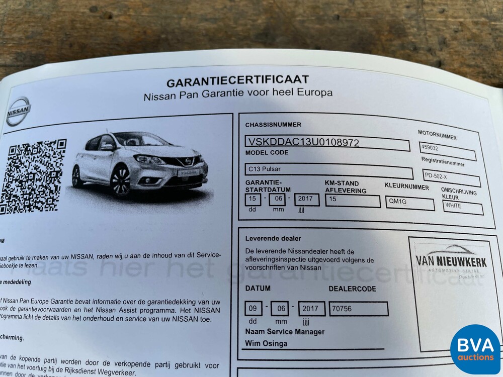 Nissan Pulsar 1.2 Dig-T Business Edition 116pk 2017, -Org NL- PD-502-X
