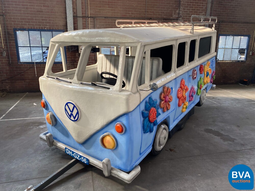 Volkswagen T1 Transporter Hippie Carnavalswagen Aanhangwagen