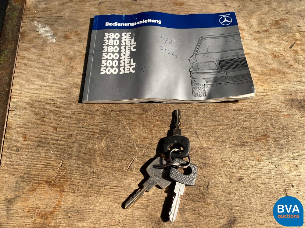 Mercedes-Benz 500SEC S-Klasse Coupe 223pk 1982, 64-ZP-DS