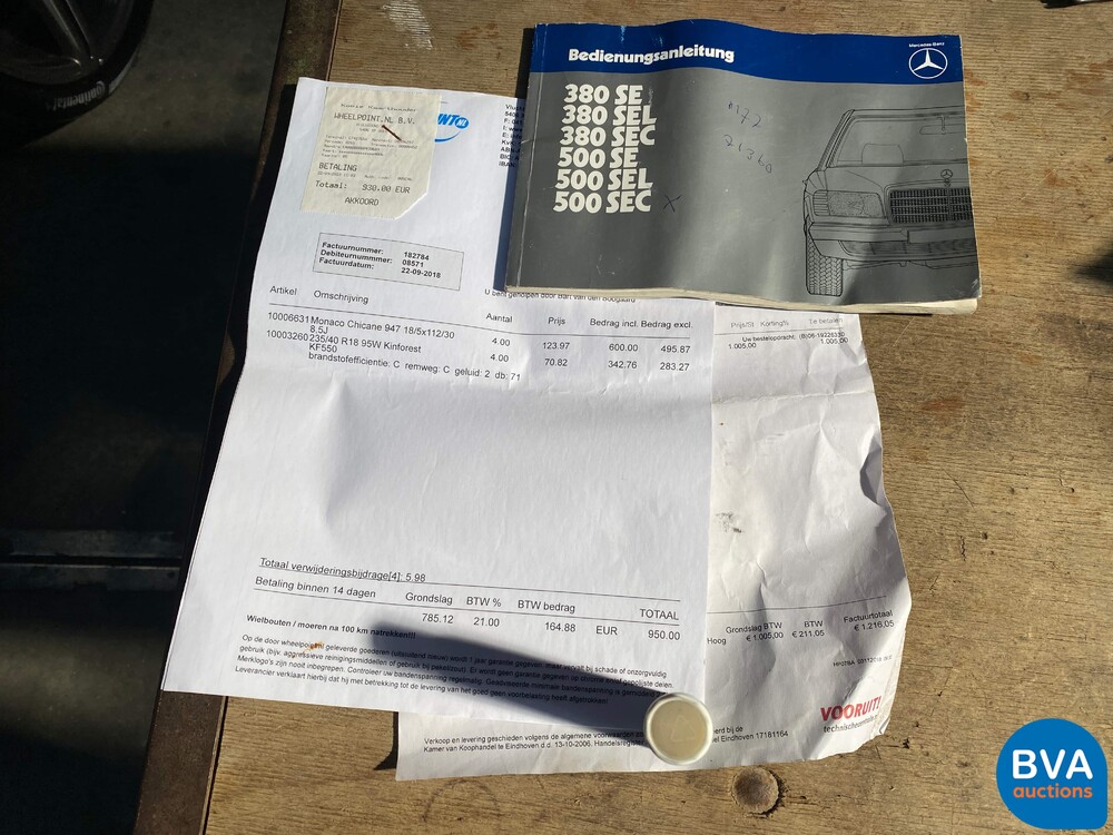 Mercedes-Benz 500SEC S-Klasse Coupe 223pk 1982, 64-ZP-DS