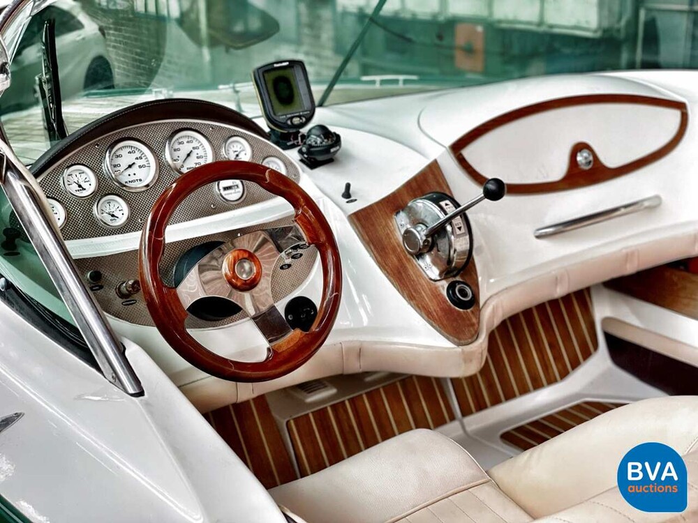 Quicksilver Classic 20 Mercruiser MPI 235pk (RIVA BOESCH Shape) Speedboot Trailer 2021