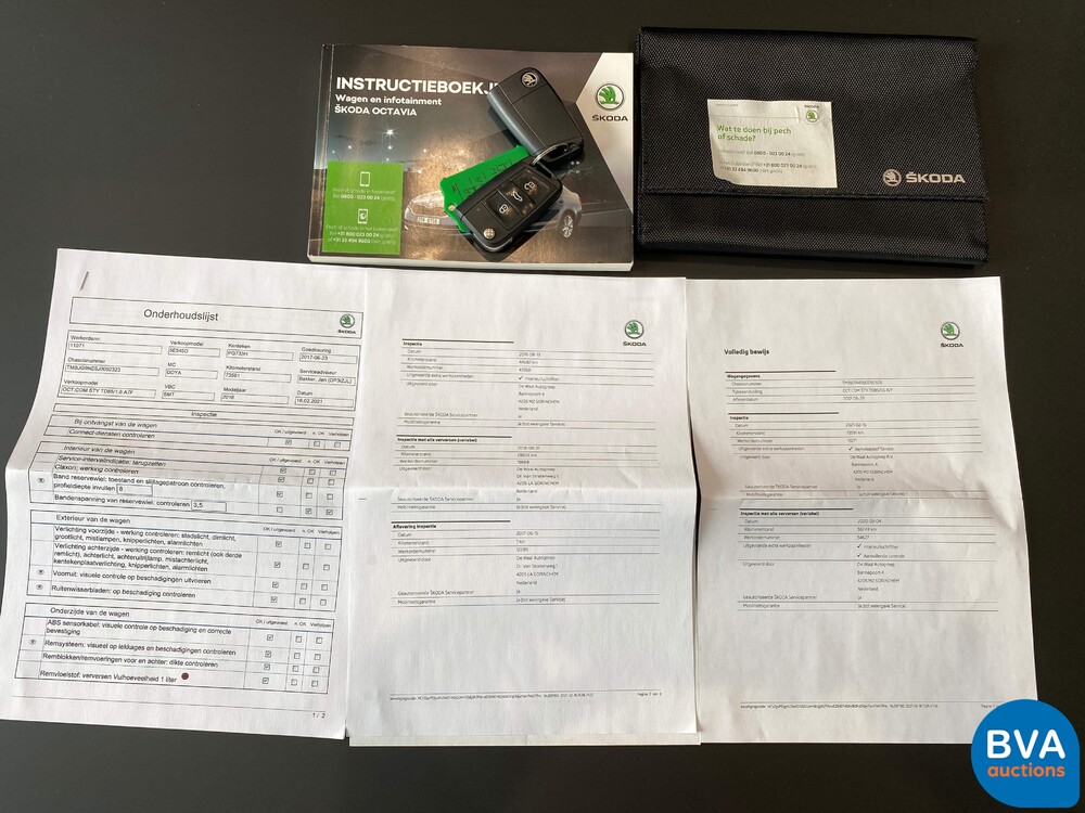 Skoda Octavia Kombi 1.6 TDI Greentech Style Business 116pk 2017, -Org NL- PG-733-H.