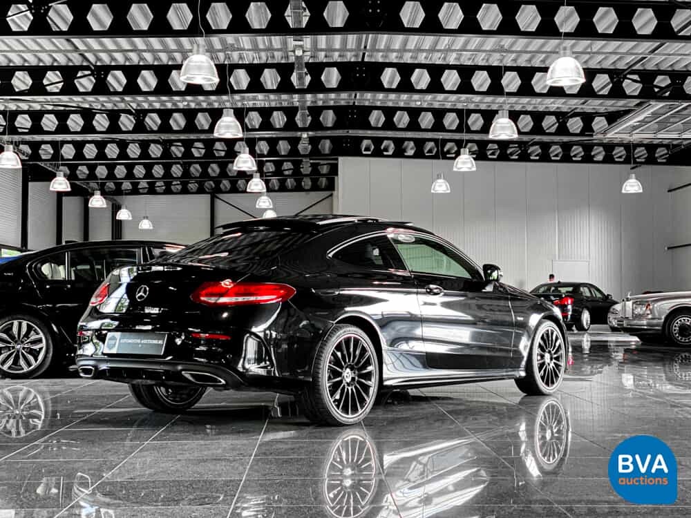 Mercedes-Benz C200 Coupé AMG NIGHT-EDITION Premium Plus C-Klasse 184pk 2018, XF-600-K