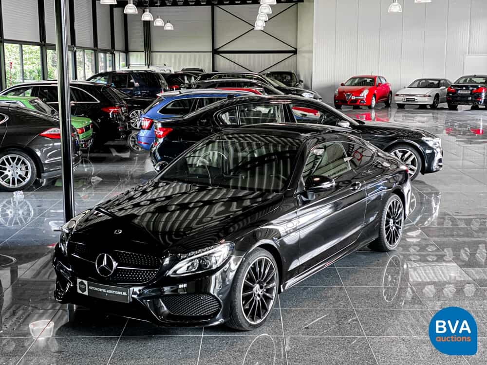 Mercedes-Benz C200 Coupé AMG NIGHT-EDITION Premium Plus C-Klasse 184pk 2018, XF-600-K