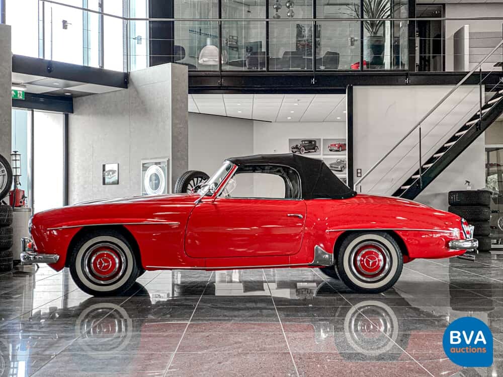 Mercedes-Benz 190SL Cabriolet W121 Roadster 143pk 1956 SL-Class, AH-04-70.