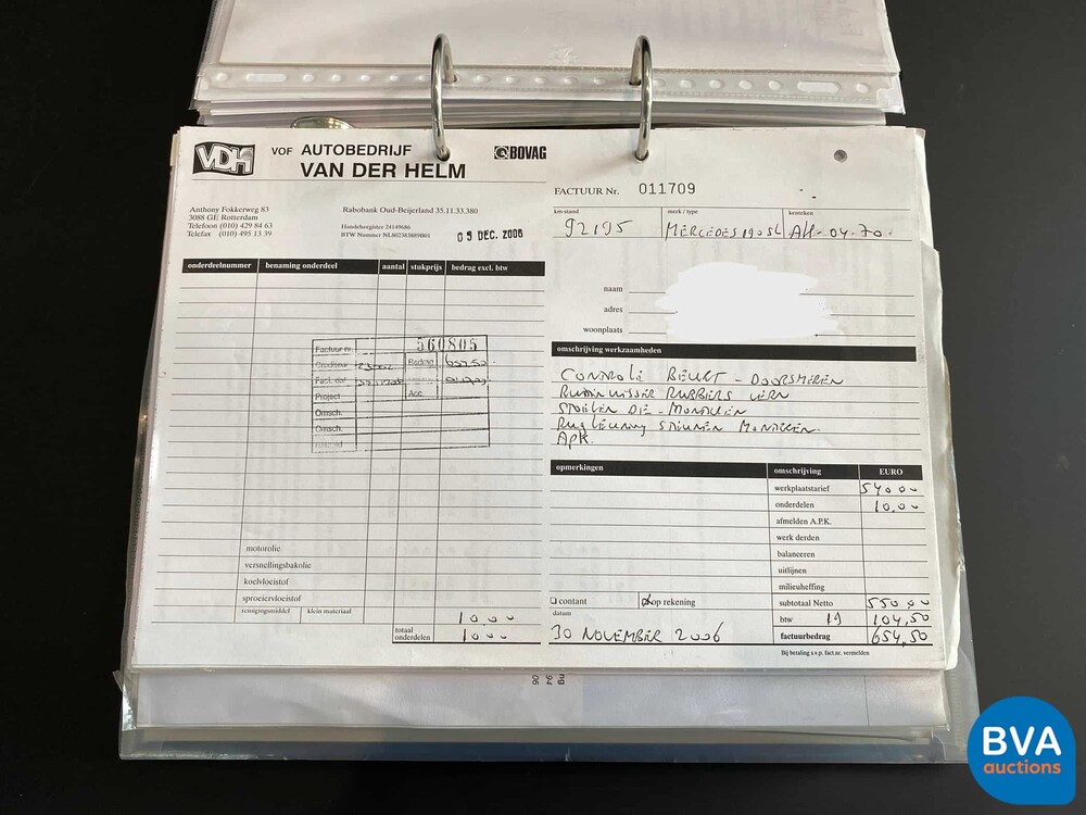 Mercedes-Benz 190SL Cabriolet W121 Roadster 143pk 1956 SL-Class, AH-04-70.