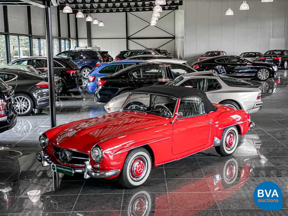 Mercedes-Benz 190SL Cabriolet W121 Roadster 143pk 1956 SL-Class, AH-04-70.