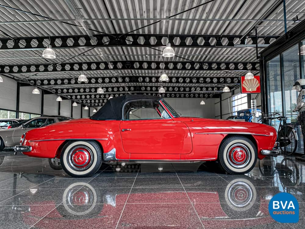 Mercedes-Benz 190SL Cabriolet W121 Roadster 143pk 1956 SL-Class, AH-04-70.