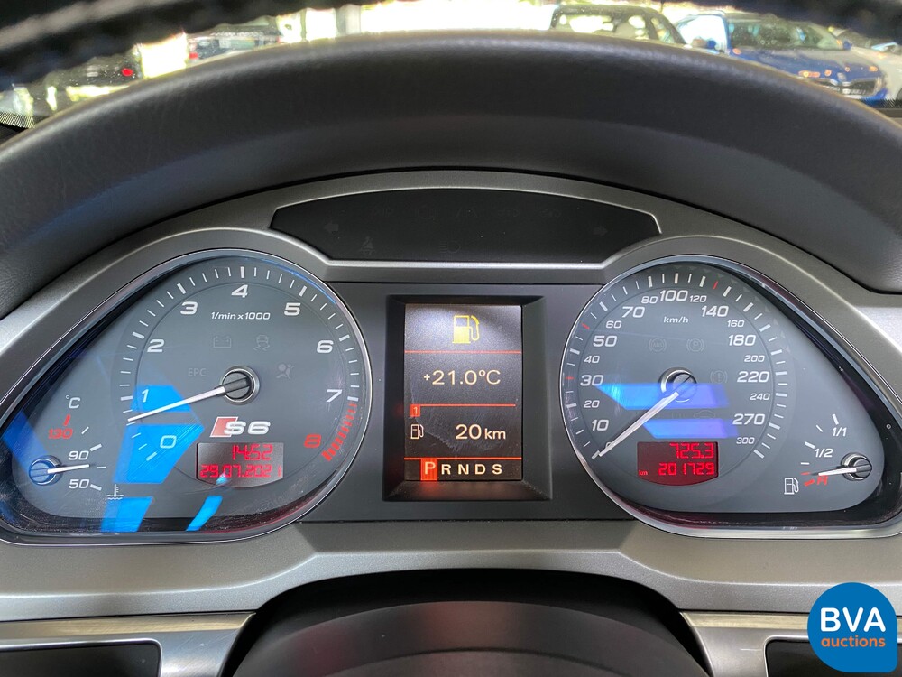 Audi S6 V10 5.2 FSI Sedan Pro Line 435pk 2008 CARBON, -Org NL-, 72-ZH-FN