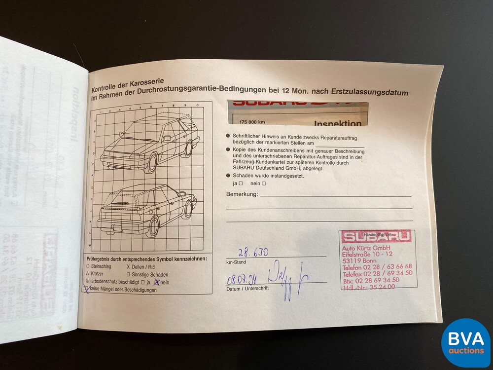 Subaru SVX 3.3 V6 Coupe 230pk 1992