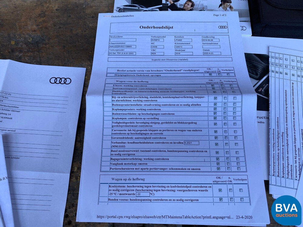 Audi A3 Limousine 1.6 TDI Adrenaline Sport S-line 110PS 2016, -Original NL-, JT-348-Z.