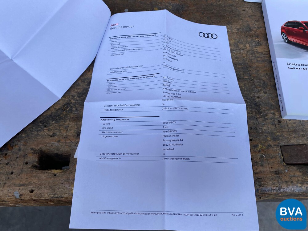 Audi A3 Limousine 1.6 TDI Adrenaline Sport S-line 110PS 2016, -Original NL-, JT-348-Z.
