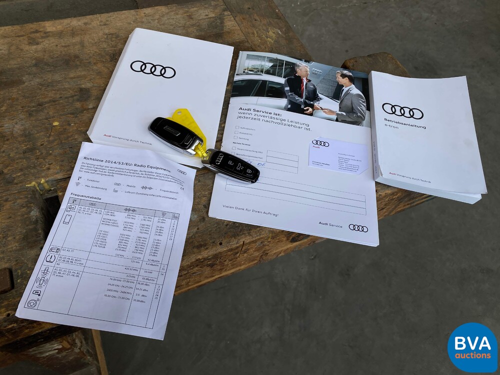 Audi E-Tron 55 Quattro S-line 408pk 2019, -WARRANTY- L-858-FK.