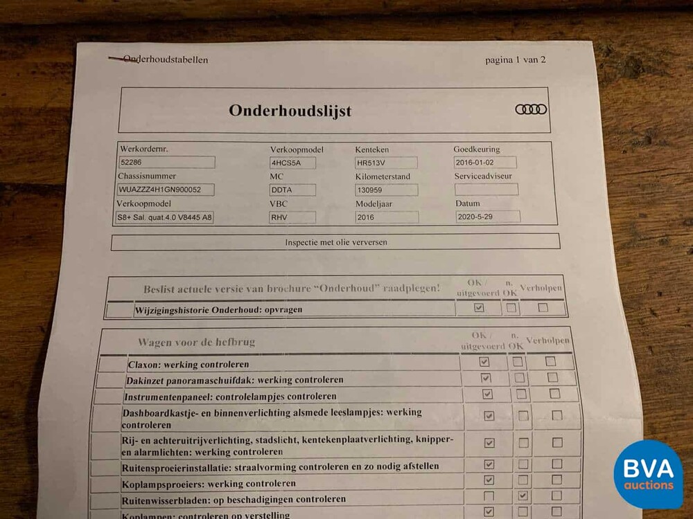 Audi S8 PLUS 4.0 TFSI plus Quattro 605pk 2016 Ceramic Facelift.