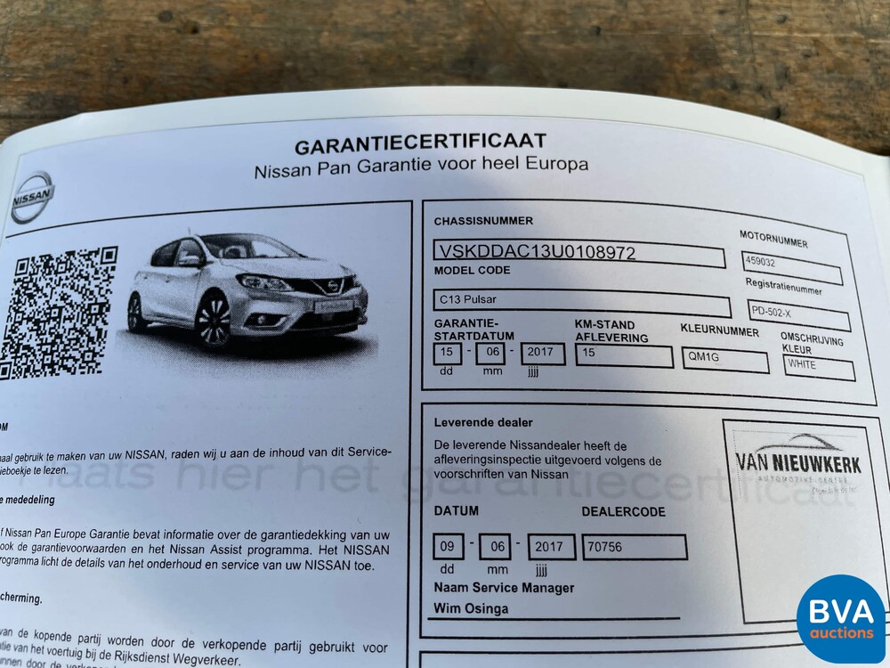 Nissan Pulsar 1.2 Dig-T Business Edition 116pk 2017, -Org NL- PD-502-X