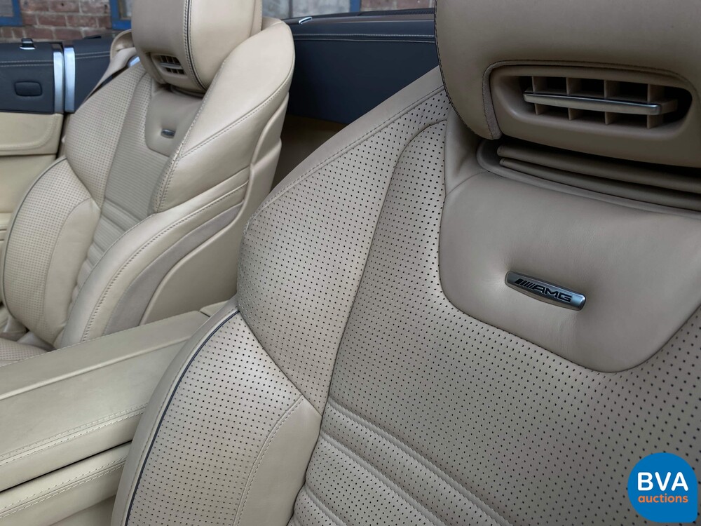 Mercedes-Benz SL63 AMG Roadster 585hp 5.5 V8 2017, NL registration.