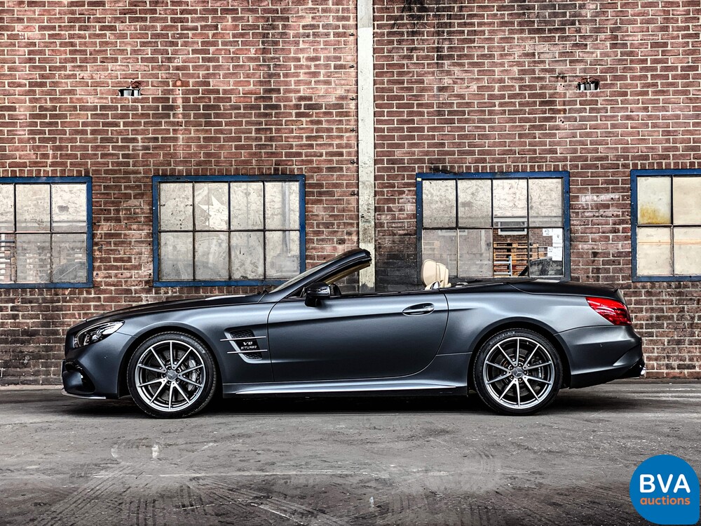 Mercedes-Benz SL63 AMG Roadster 585hp 5.5 V8 2017, NL registration.
