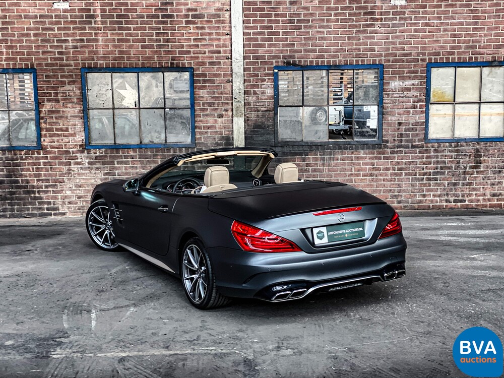 Mercedes-Benz SL63 AMG Roadster 585hp 5.5 V8 2017, NL registration.