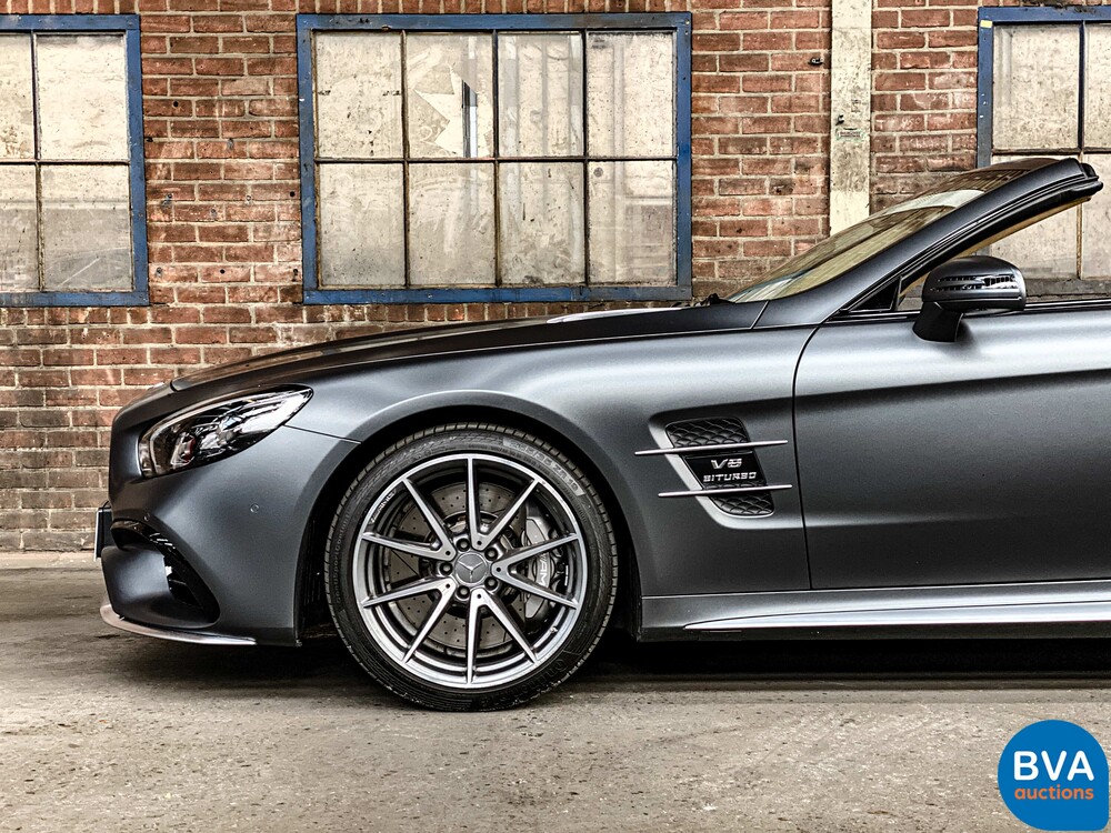 Mercedes-Benz SL63 AMG Roadster 585hp 5.5 V8 2017, NL registration.