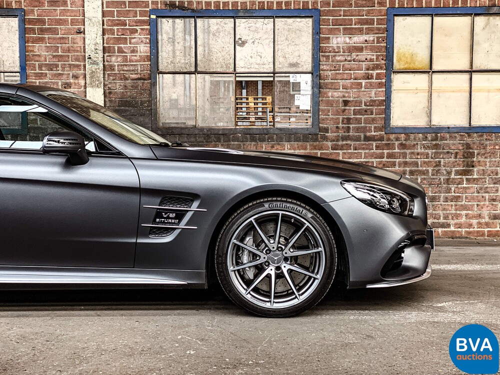 Mercedes-Benz SL63 AMG Roadster 585hp 5.5 V8 2017, NL registration.