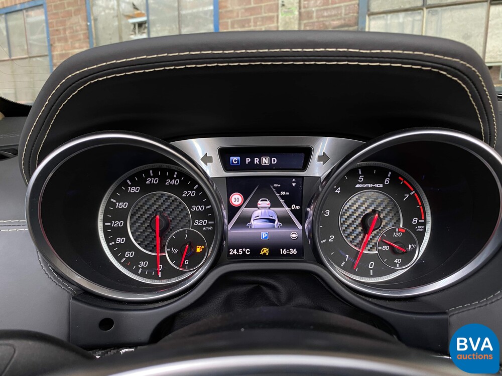 Mercedes-Benz SL63 AMG Roadster 585hp 5.5 V8 2017, NL registration.