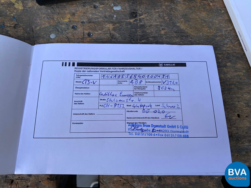 Cadillac CTS-V 6.2 649 PS 2015, XZ-844-B.