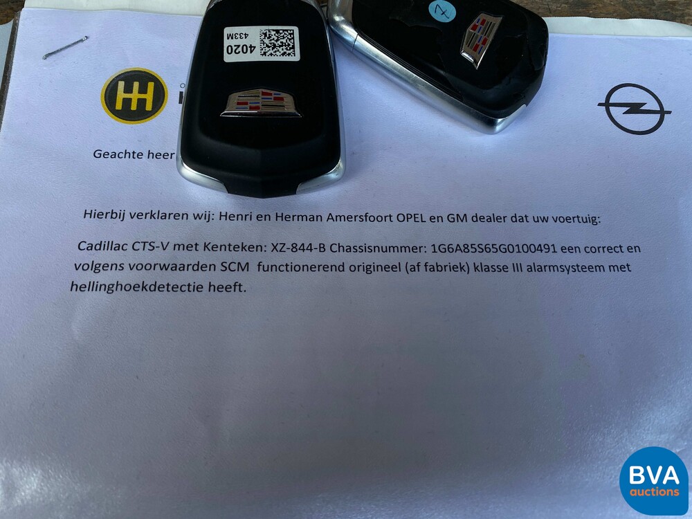 Cadillac CTS-V 6.2 649 PS 2015, XZ-844-B.