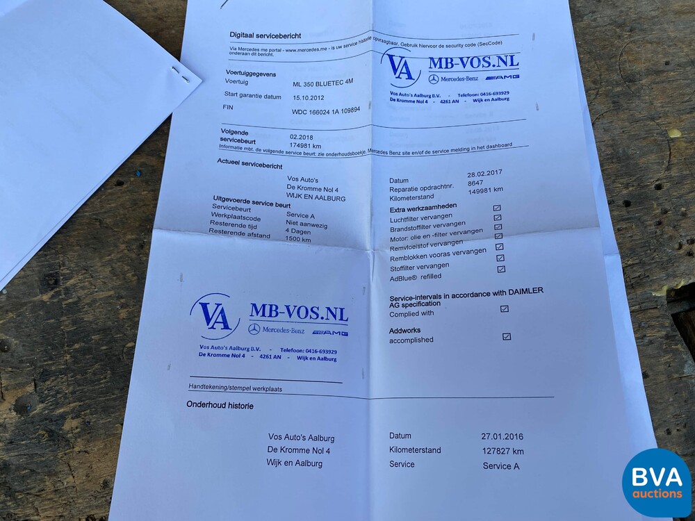 Mercedes-Benz ML350 BlueTec 4matic M-Klasse 258PS 2012, 5-KLV-97.