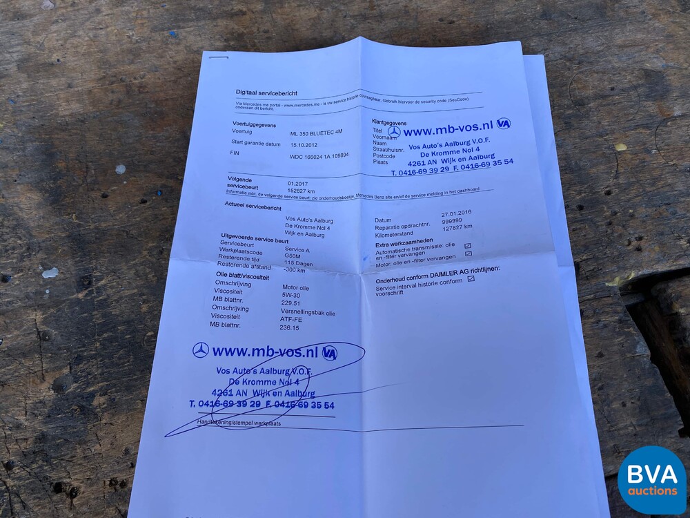 Mercedes-Benz ML350 BlueTec 4matic M-Klasse 258PS 2012, 5-KLV-97.