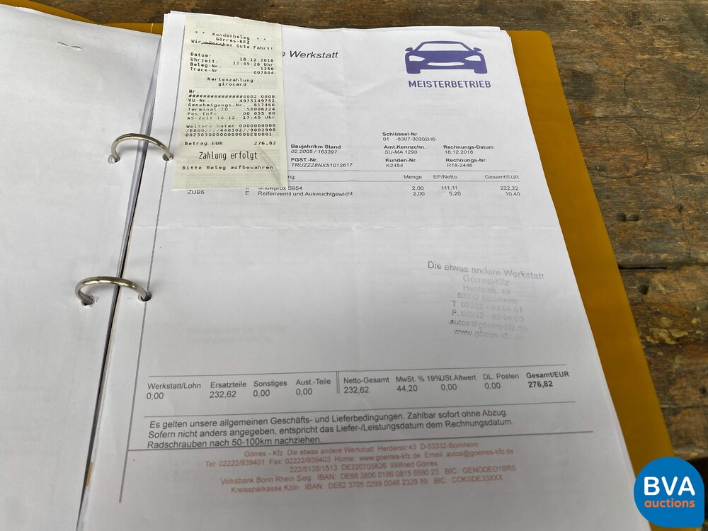 Audi TT Roadster Cabriolet 1.8 Quattro 179 PS Automatik 2005, L-121-SK.