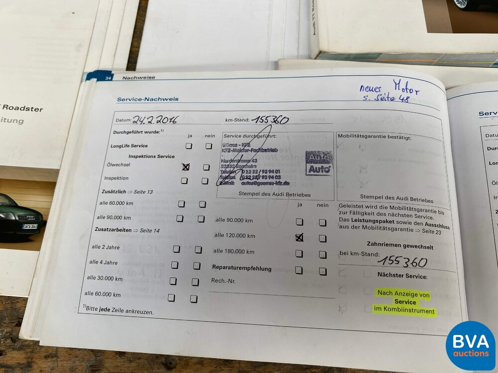 Audi TT Roadster Cabriolet 1.8 Quattro 179 PS Automatik 2005, L-121-SK.